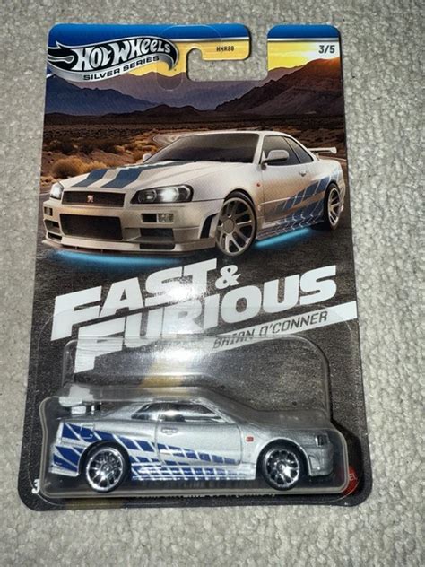 HOT WHEELS FAST Furious Brian O Conner Nissan Skyline GT R BNR New