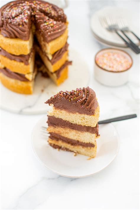 Simple Naked Birthday Cake Mimi S Organic Eats