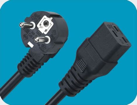 Korea Power Cords Ksc Straight Plug To Iec C Connector