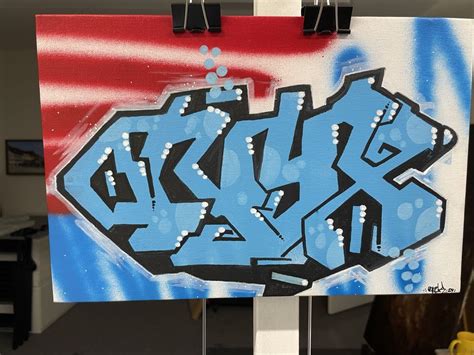 ONYX - Graffiti / Urban Art Original Acrylbild auf Canvas | Kaufen auf ...