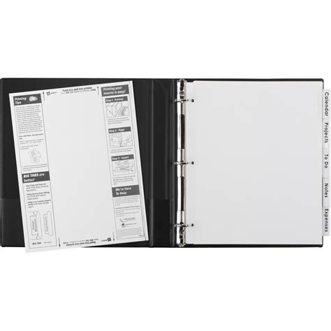 Avery Big Tab Extra Wide Insertable Dividers 5 Blank Tab S 5 Tab