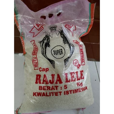 Jual Beras Cap Raja Lele Repack Kg Shopee Indonesia