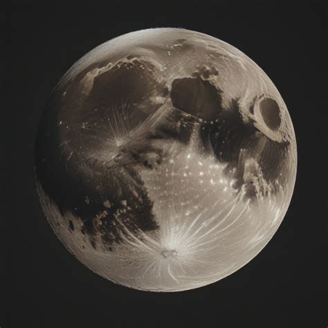 detailed close    moons surface highlighting craters  texture