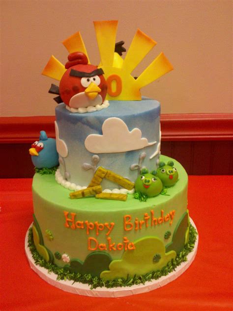 Angry Birds Theme Cake Walk Cake Occasion Cakes