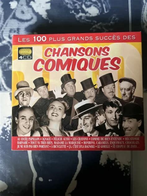 Les Plus Grands Succ S Des Chansons Comiques Coffret Cd Eur