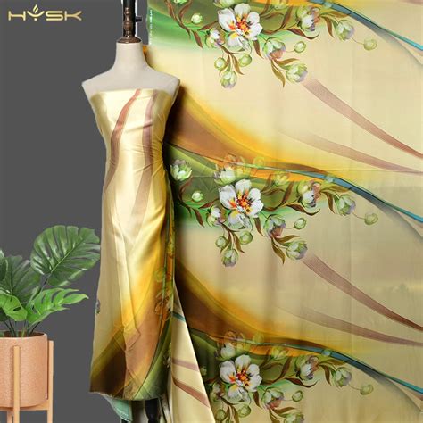 Hysk Pure Silk Satin Fabric Material Comfortable Elegant Silk Vegan