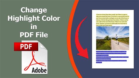 How To Change Highlight Color In Pdf Document In Adobe Acrobat Pro Dc