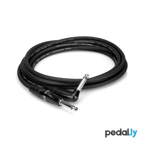 Hosa Rean Professional Guitar Cable Straight To Right Pedal Ly