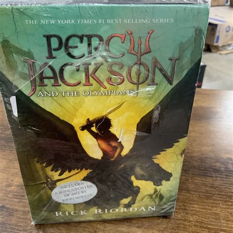 Percy Jackson And The Olympians 5 Book Paperback Boxed Set W Poster