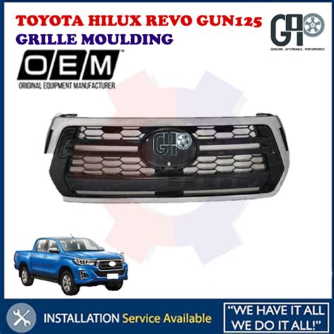 TOYOTA HILUX REVO GUN125 2018 4DOOR RADIATOR GRILLE WITH MOLDING