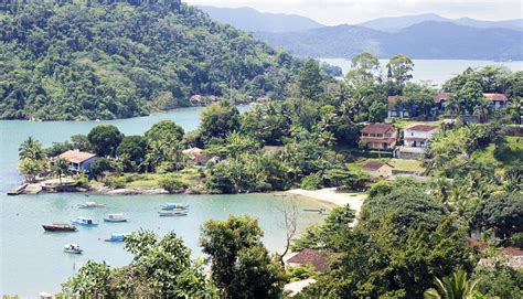 Overview of the Costa Verde, Brazil Stock Image - Image of forest ...