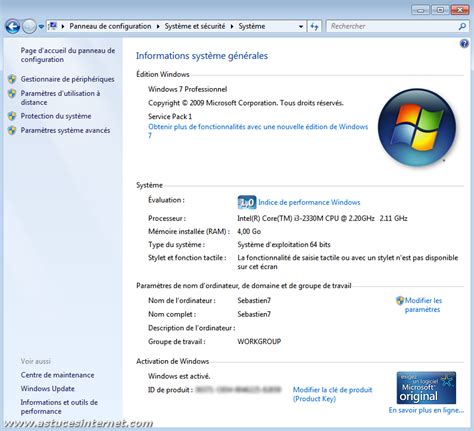 Syst Me Windows Astuces Internet