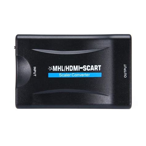 Buy Mhl Hdmi To Scart Adapter P Video Converter Scaler Smartphone