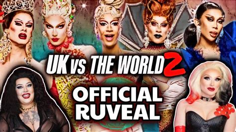 UK Vs The World S2 OFFICIAL CAST RUVEAL RuPaul S Drag Race UK YouTube