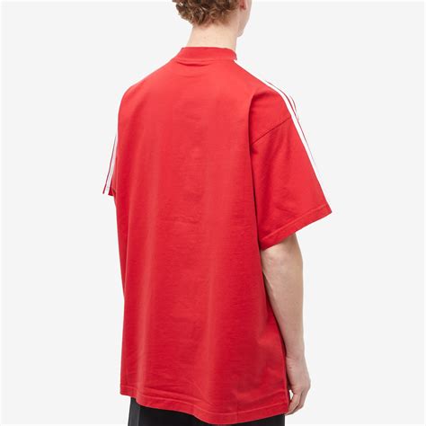 Balenciaga X Adidas T Shirt Red And White End Gb