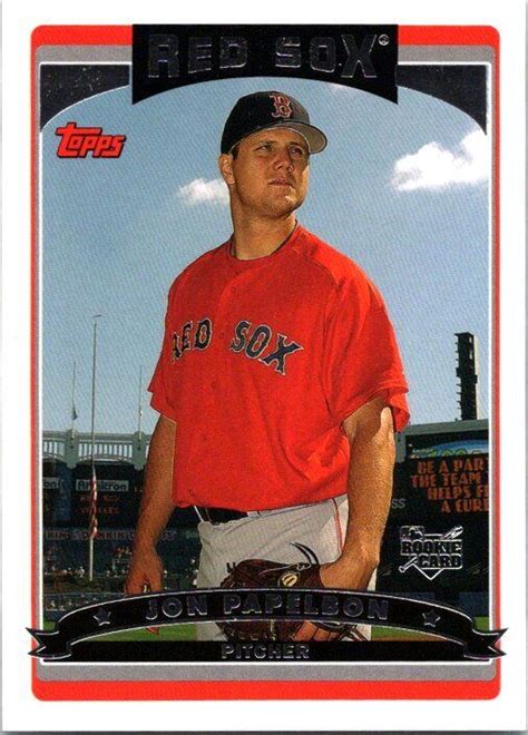 Topps Rookie Rc Jonathan Papelbon Ebay