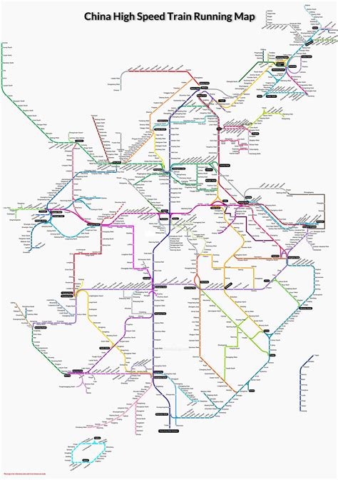 Chinese High Speed Rail Map