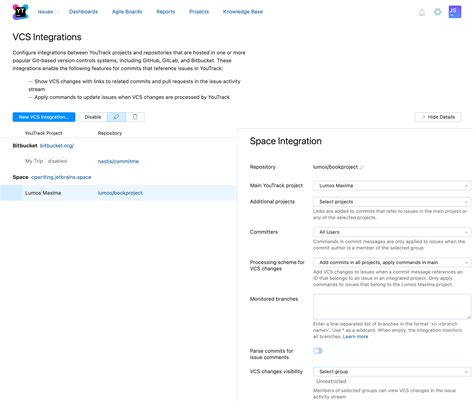 Integrate With Jetbrains Space Youtrack Cloud Documentation