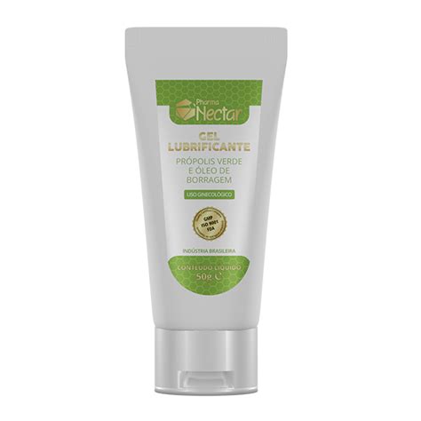 Gel Lubrificante de Própolis e Borragem 50g Lubrificante íntimo