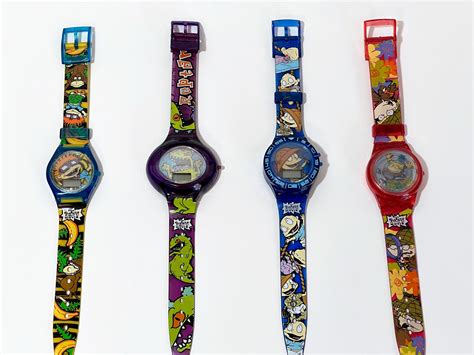 Lot Of Rugrats The Movie Watches Vintage Nickelodeon Etsy