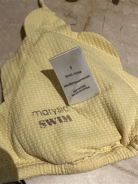 Marysia Broadway Scalloped Seersucker Bikini Top Bottom Women S Fashion Swimwear Bikinis