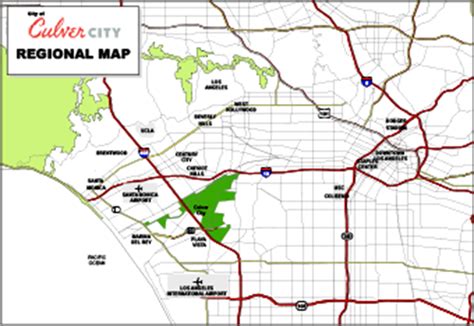 City Maps City Of Culver City