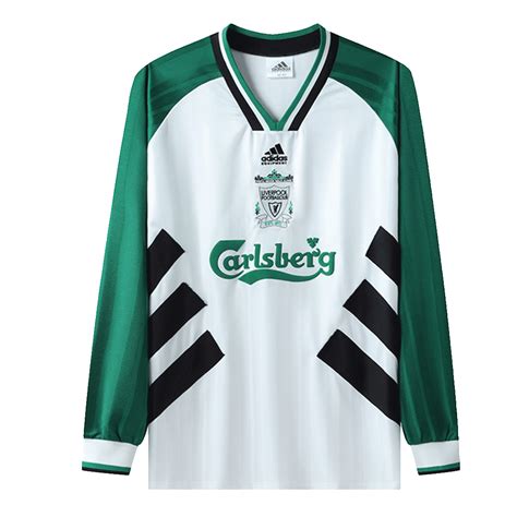 Vintage Soccer Jersey Liverpool Away Long Sleeve 9395 Gogoalshop