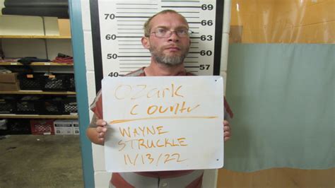 Ozark County Sheriffs Department Arrested A Man On An Arkansas Warrant