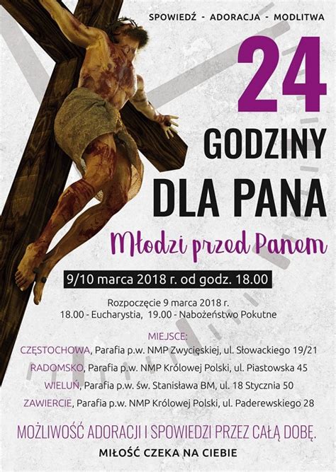 24 godziny dla Pana spowiedź adoracja i modlitwa