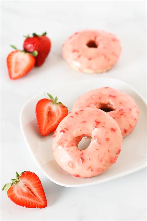 Gluten Free Vegan Baked Strawberry Donuts Sarah Bakes Gluten Free