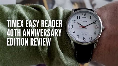 Timex Easy Reader 40th Anniversary Edition Hands On Review Youtube