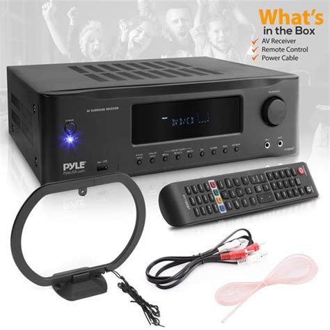 Pyle Pt Bt Home And Office Amplifiers Receivers Sound And