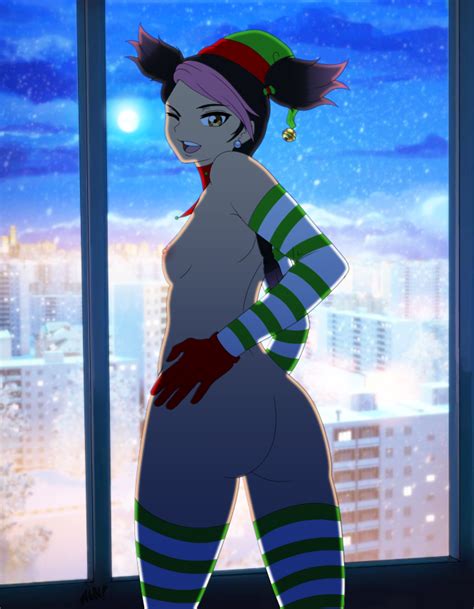 Naughty Elf Miko Commission By Hivedragon Hentai Foundry