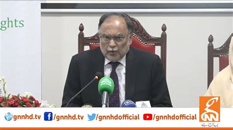 LIVE Federal Minsiter Ahsan Iqbal Address To Ceremony GNN YouTube