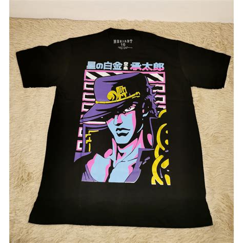 Camiseta Basica Algodao Personagens Jojo Bizzare Adventure Jotaro