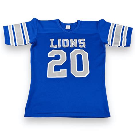 Vintage Detroit Lions Football Jersey #20 80s