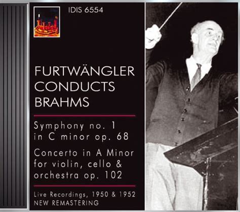 Brahms J Symphony No Double Concerto Op Furtwangler