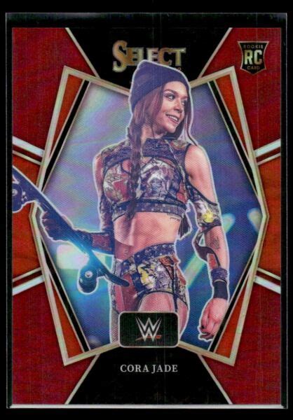 2022 Panini Select WWE Premier Level Maroon Prizm 121 Cora Jade 149