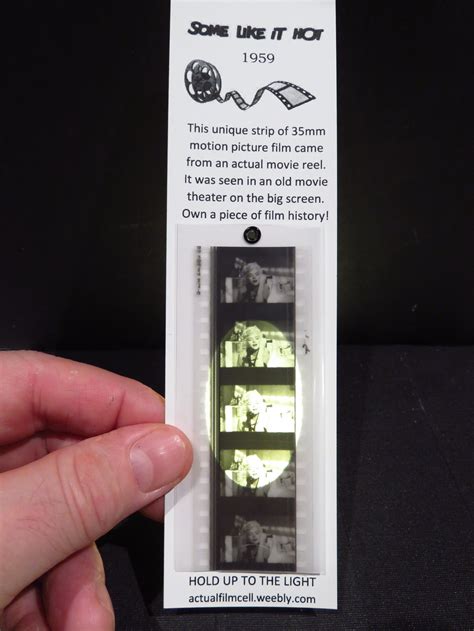 Some Like It Hot Marilyn Monroe Film Strip Etsy