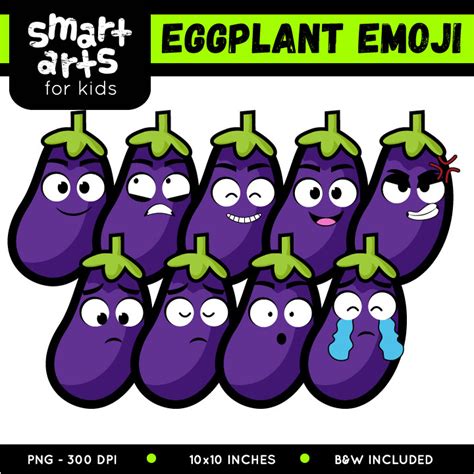 Eggplant Emoji Clip Art - Educational Clip Arts and Bible Stories