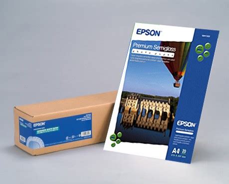 Epson Premium Semigloss Photo Paper 251g A4 Box 20 Blatt Premium