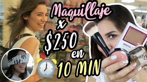 Comprando Maquillaje Por 250 En 10 Minutos Youtube