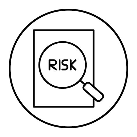 Premium Vector Risk Assessment Icon