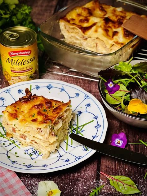 Sauerkraut Lasagne Italienischer Klassiker Auf Deutsch