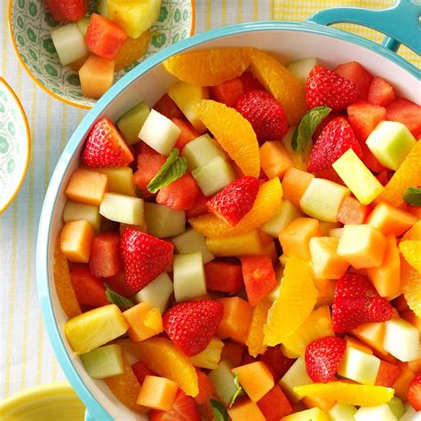 Fresh Fruit Bowl Recipe | Taste of Home