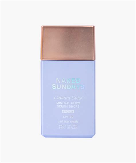 Naked Sundays CabanaGlow SPF50 Mineral Glow Serum Drops In Bronze