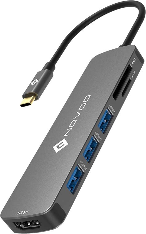 Novoo Usb C Hub W Wieloportowy Usb C Adapter Vers Hdmi K Type C