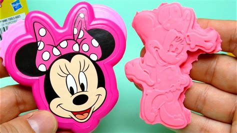 Play Doh Disney Minnie Mouse Stamp And Cut Playset Video Youtube