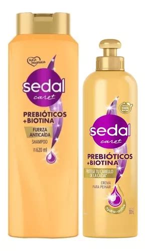 Pack Sedal Prebióticos Y Biotina Shampoo Crema Para Peinar Envío gratis