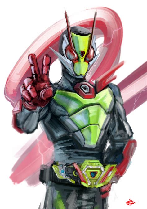 Kamen Rider Zero Two Kamen Rider And 1 More Drawn By Yygnzm Danbooru